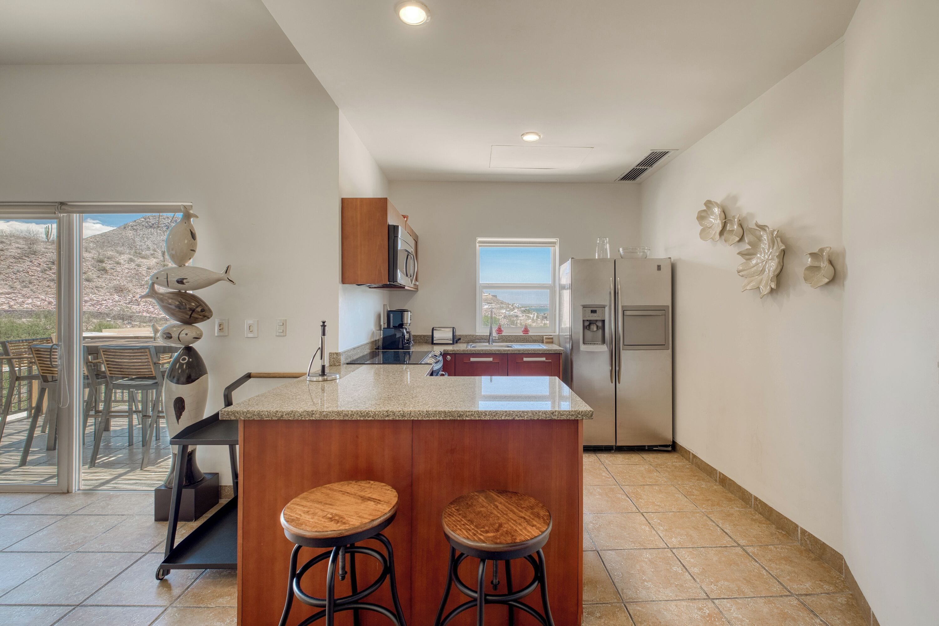 Departamento, 4 habitaciones, Terraza, vista al mar | Cocina privada