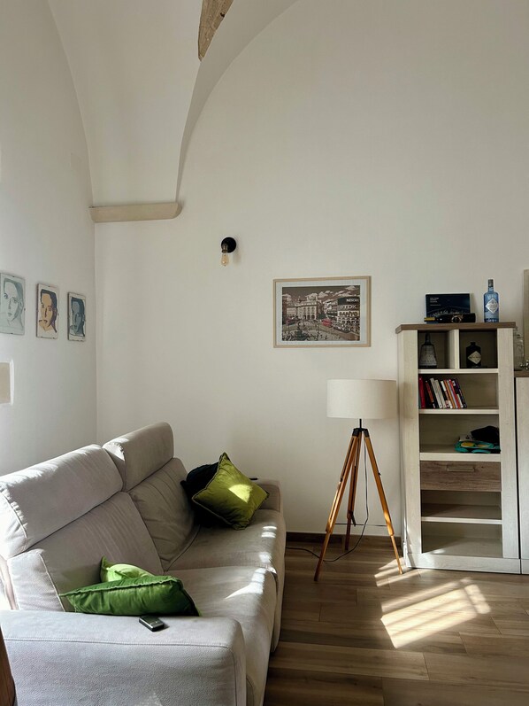 Smart TV, libros y estéreo
