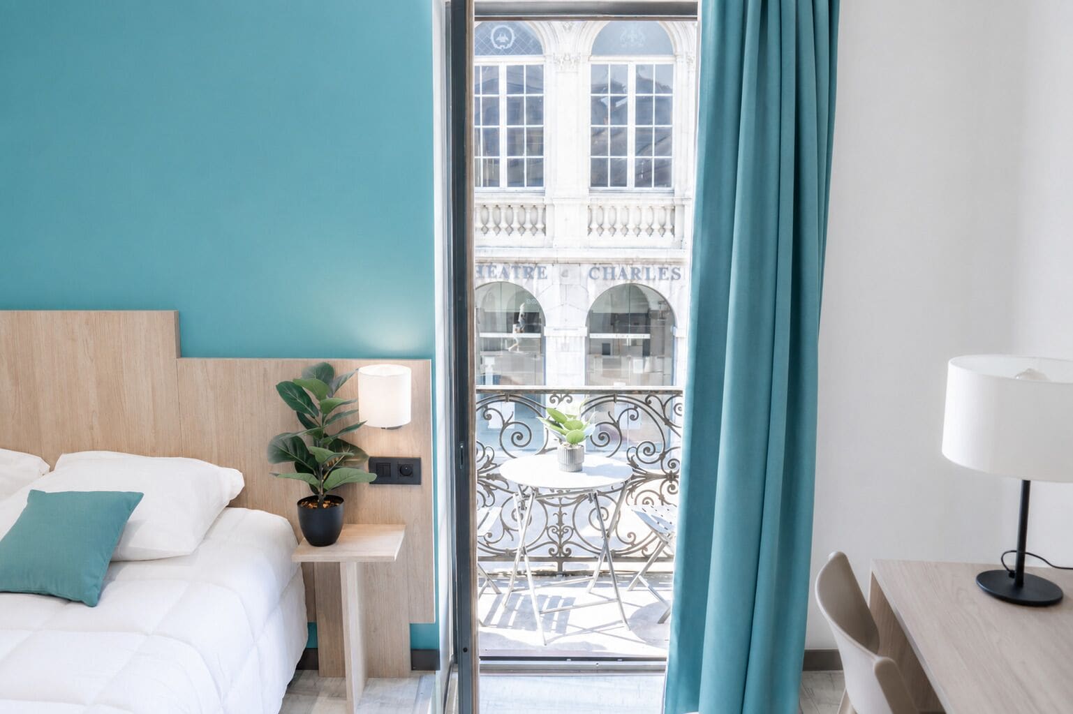 Double Room, Balcony, City View