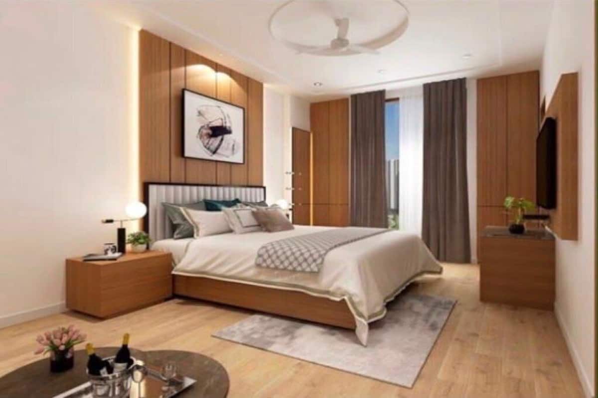 ห้องดีลักซ์ดับเบิล, วิวสวน | ตู้นิรภัยในห้องพัก, โต๊ะทำงาน, พื้นที่ทำงานแบบใช้แล็ปท็อป
