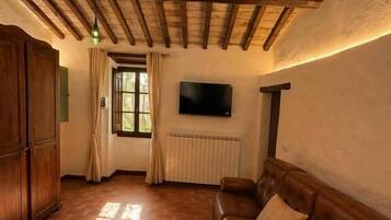 Luxury Apartment, Patio, Garden View | Living area