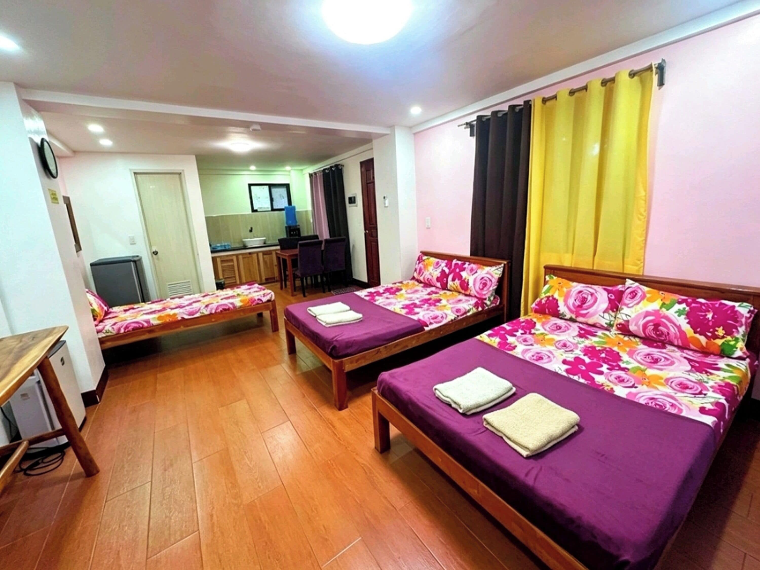 Family Room | Desk, blackout drapes, iron/ironing board (on request), WiFi (free)