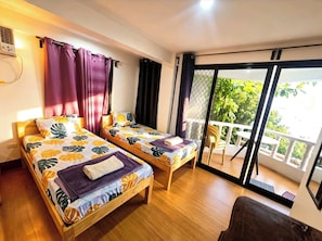 Familienzimmer, Balkon | Ausblick vom Zimmer
