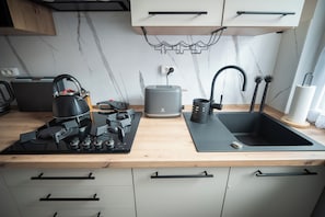 Private kitchen - ApartCieszyn - Apartament Liburnia (Cieszyn)