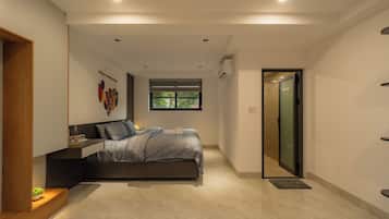 Apartemen Keluarga, pemandangan kota | Meja kerja, ruang kerja ramah laptop, dan Wi-Fi gratis