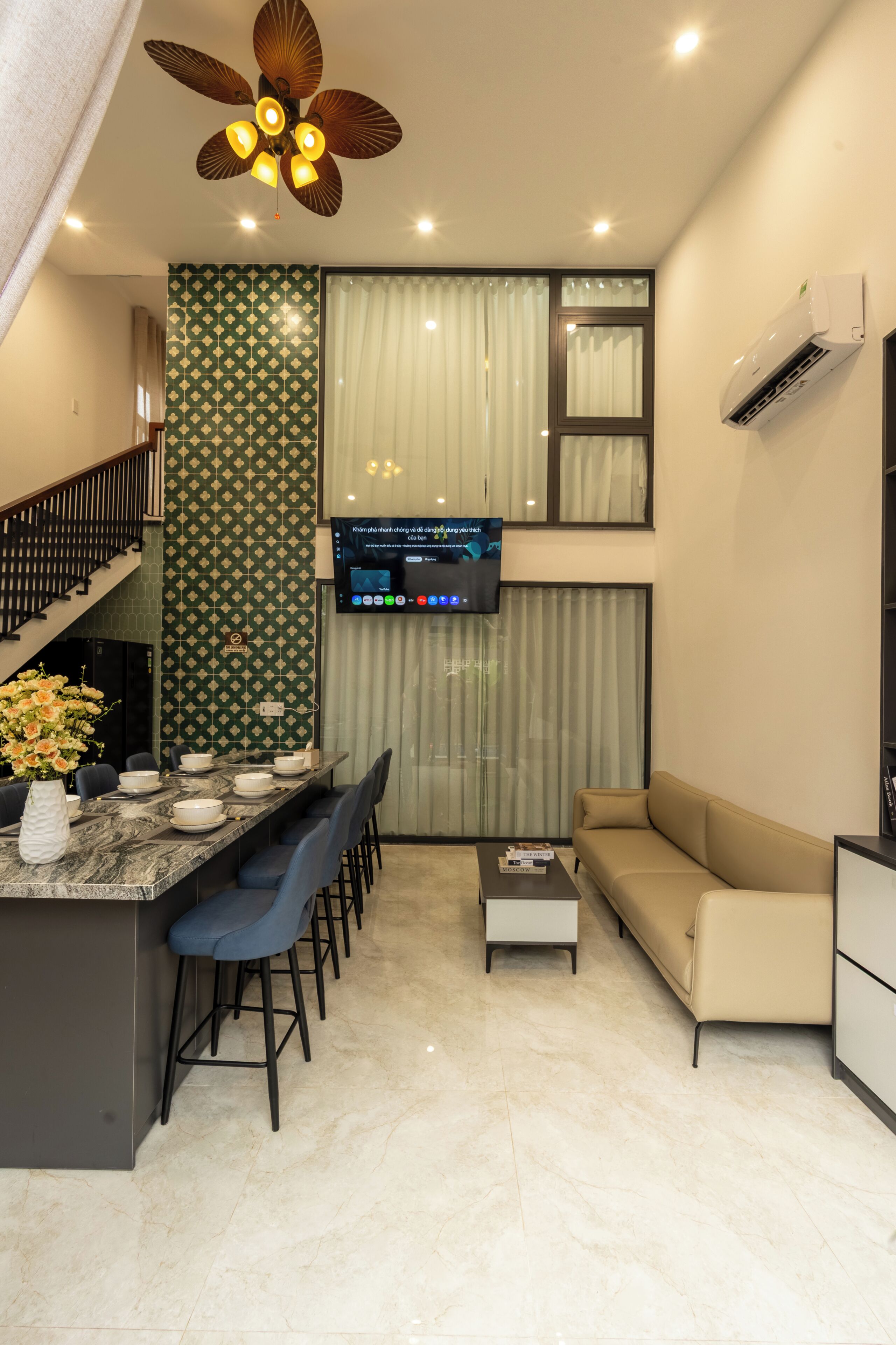 Apartemen Keluarga, pemandangan kota | Interior
