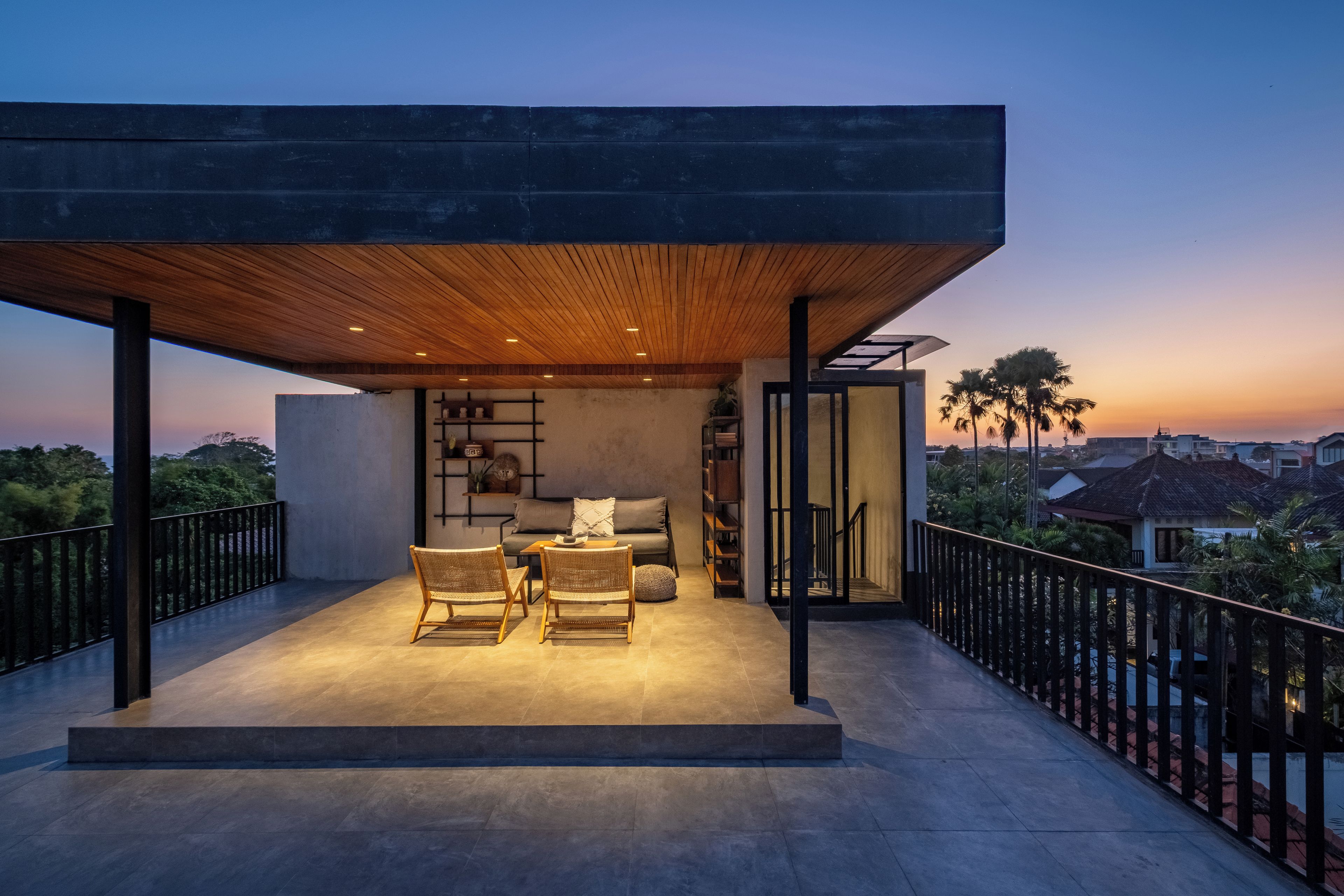 Terrasse sur le toit