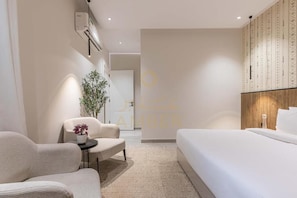 Superior Apartment | Desk, laptop workspace, iron/ironing board, WiFi (free) - Amber Hospitality - AlQuds (Al Quds/ Riyadh)