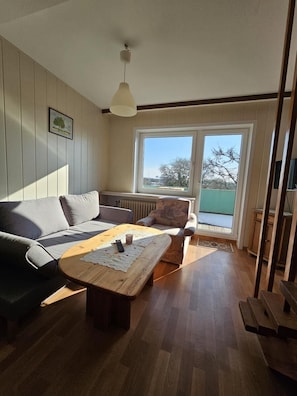 Living area - Apartment 1 in the Flechtner Building (Norderney)