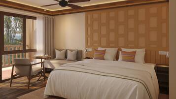 Superior Double or Twin Room, Garden View | WiFi (free), bed sheets
