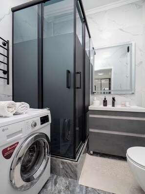 Apartment, Kitchen | Bathroom | Slippers - Comfort 1-room apartments  (Almaty)
