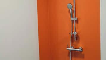 Shower, hair dryer