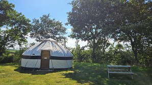 Unclassified image, 3 of 12, button - Yurt Sleeps 2 - Bbq & Fire Pit - Dogs Welcome (Bodmin)
