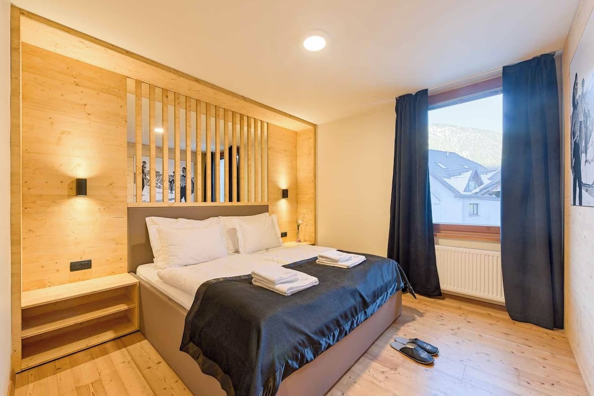 Apartament Comfort, 1 dormitori, vistes a la muntanya | Cortines opaques i wifi gratuïta 