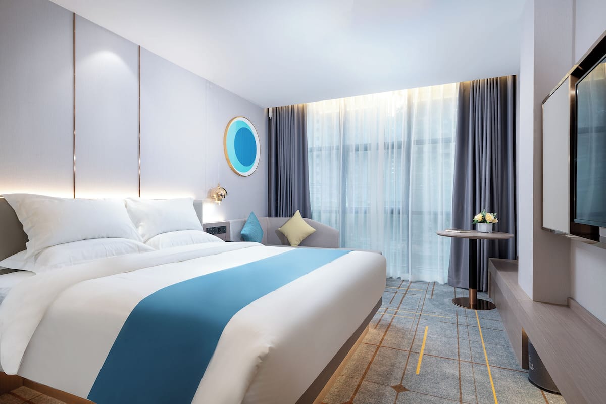 Yhden hengen comfort-huone | Työpöytä, ilmainen Wi-Fi