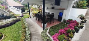 Apartment, 2 Schlafzimmer, Raucher, Terrasse | Speisen im Freien