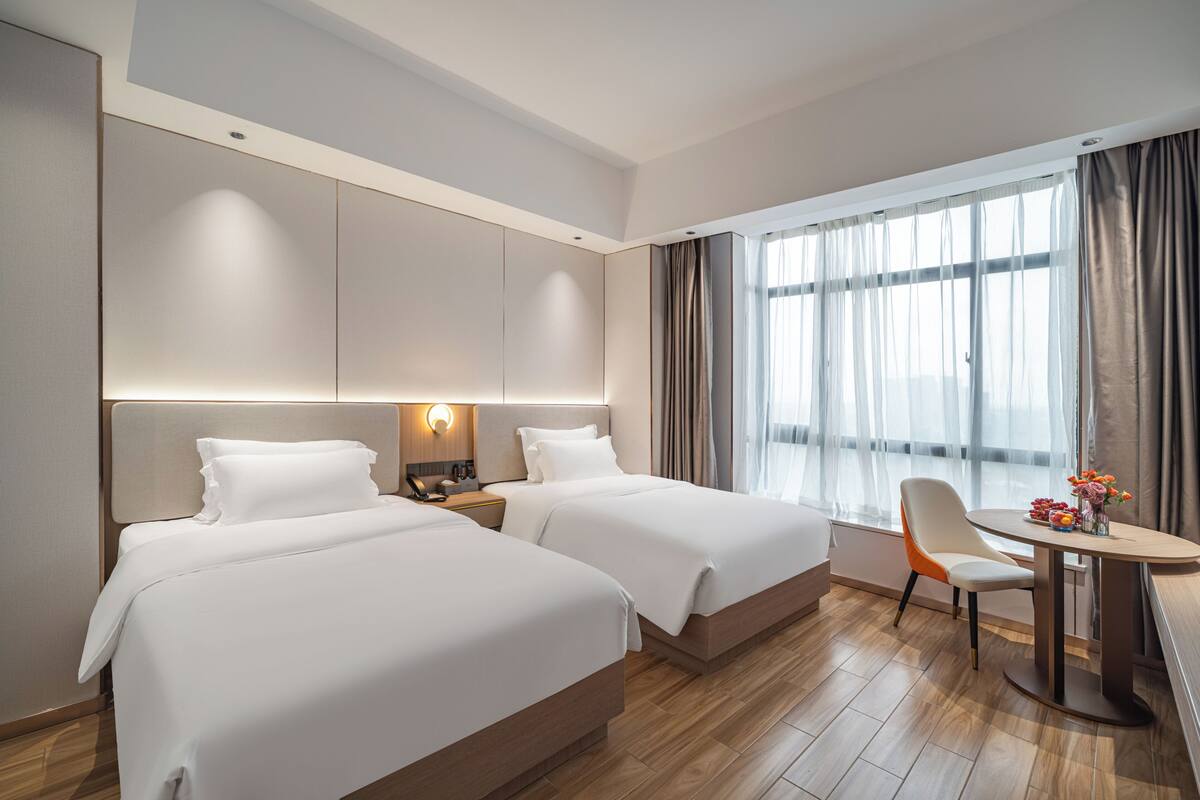 Superior-Doppelzimmer | Verdunkelungsvorhänge, schallisolierte Zimmer, kostenloses WLAN