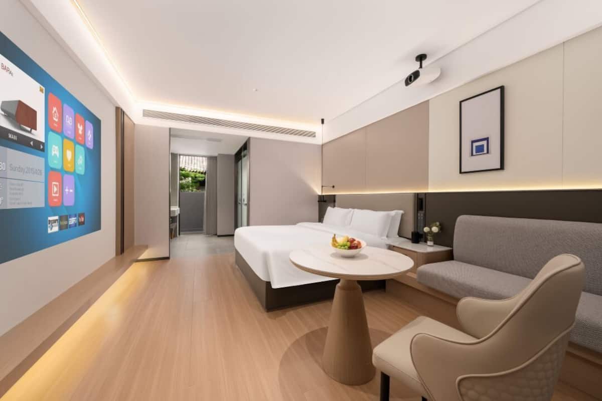 ห้องเบสิกดับเบิล, วิวเมือง | โต๊ะทำงาน, พื้นที่ทำงานแบบใช้แล็ปท็อป, Wi-Fi ฟรี
