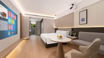 Chambre Double, vue ville | Bureau, espace de travail pour ordinateur portable, Wi-Fi gratuit