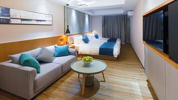 Classic-Doppelzimmer, Balkon, Stadtblick
