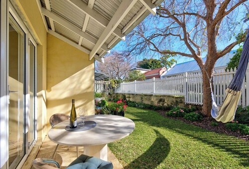 Two-Storey Cottesloe Garden Retreat with Study & Lavender Charm