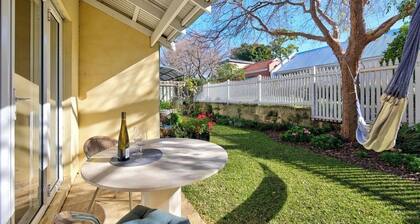 Two-Storey Cottesloe Garden Retreat with Study & Lavender Charm