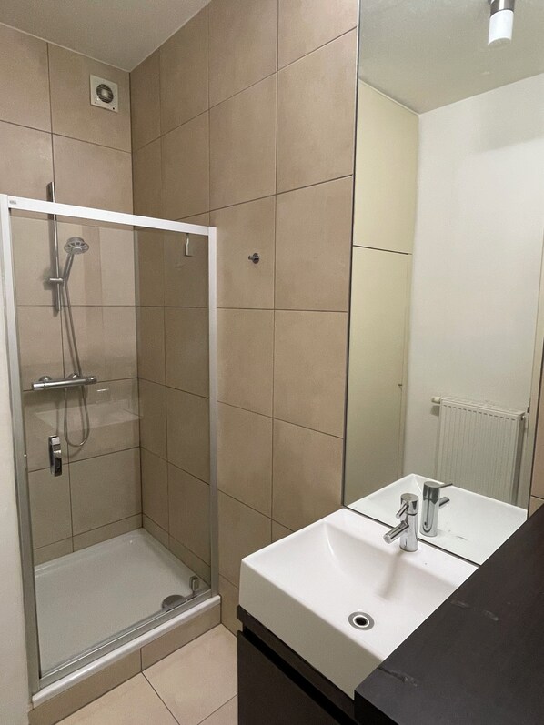 Bathroom - Quietly Located Artistic Apartment in Downtown Antwerp (Antwerpen)