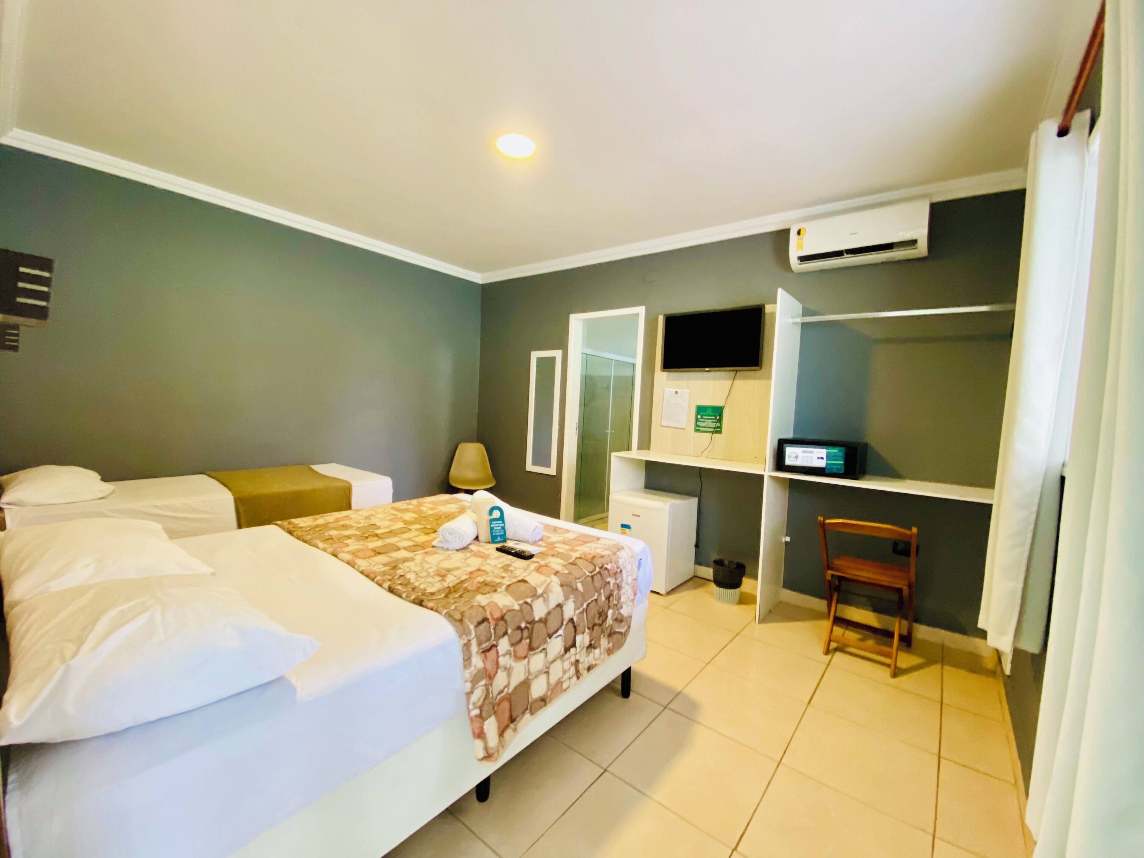 Comfort Double or Twin Room | In-room safe, blackout curtains, iron/ironing board (on request)