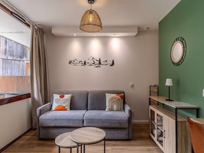 Living area - Cozy apartment near slopes - 4 guests (Plagne Bellecôte)