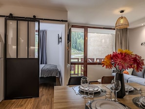Dining - Cozy apartment near slopes - 4 guests (Plagne Bellecôte)