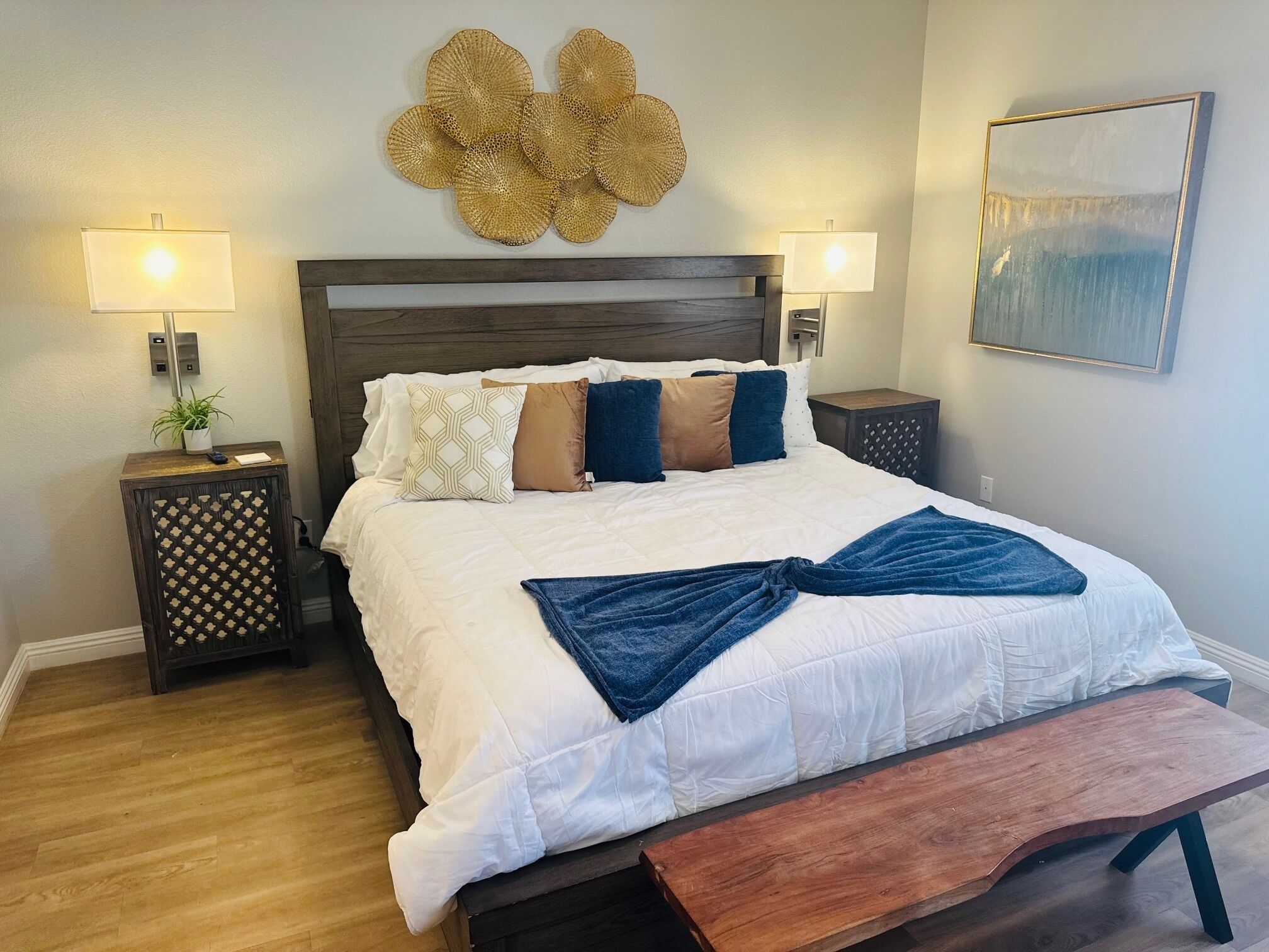2 habitaciones, tabla de planchar con plancha y wifi gratis 
