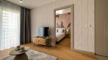 Apartment | Iron/ironing board, WiFi (free), bed sheets
