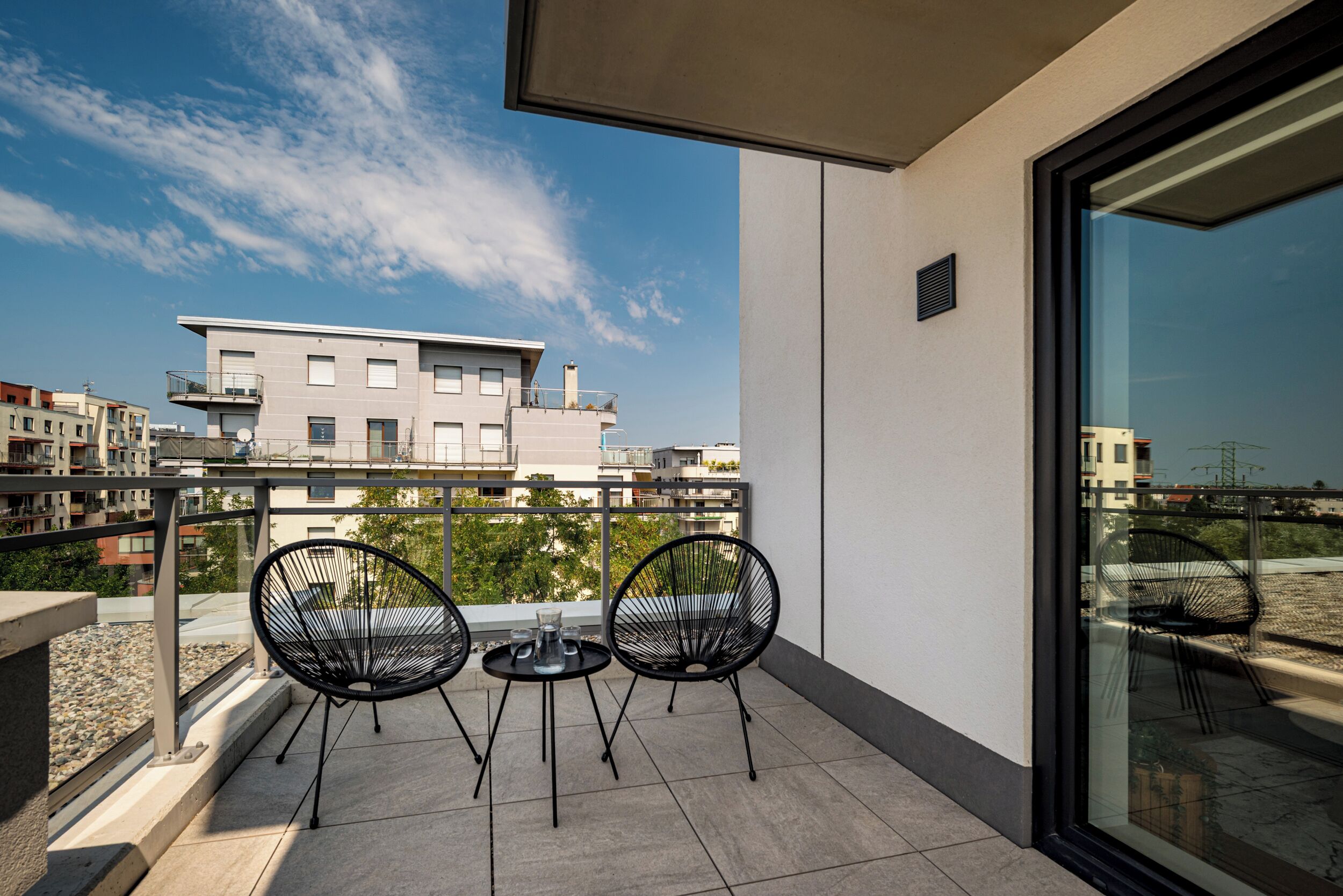 Apartment, 1 Double Bed with Sofa bed | Balcony view
