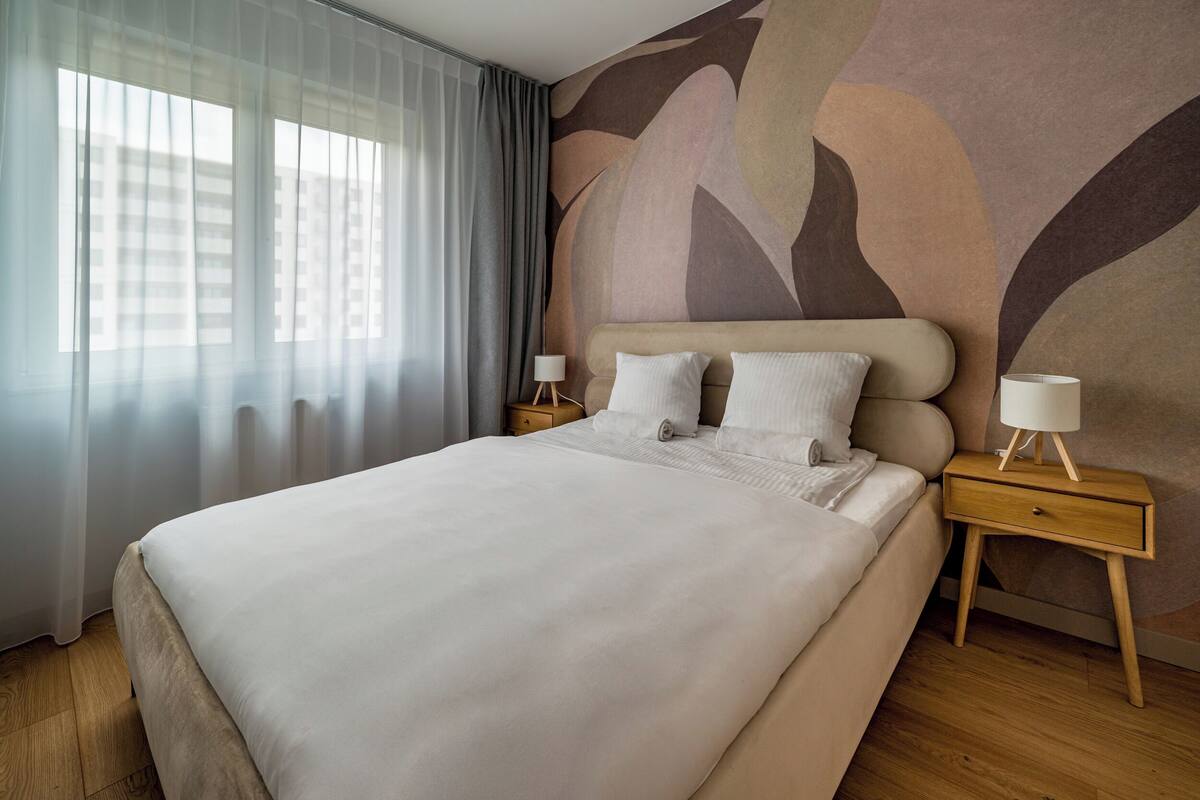 Apartamento | Ferros/tábuas de passar roupa, Wi-Fi de cortesia, roupa de cama