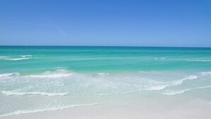 A beach with clear turquoise water and white sand. - Siesta Key 238 - Two Bedroom Apartment, Sleeps 6 (Siesta Key)