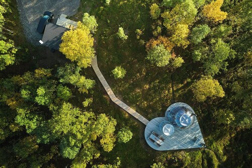 Glass Dome with 360° Fjord & Mountain Views