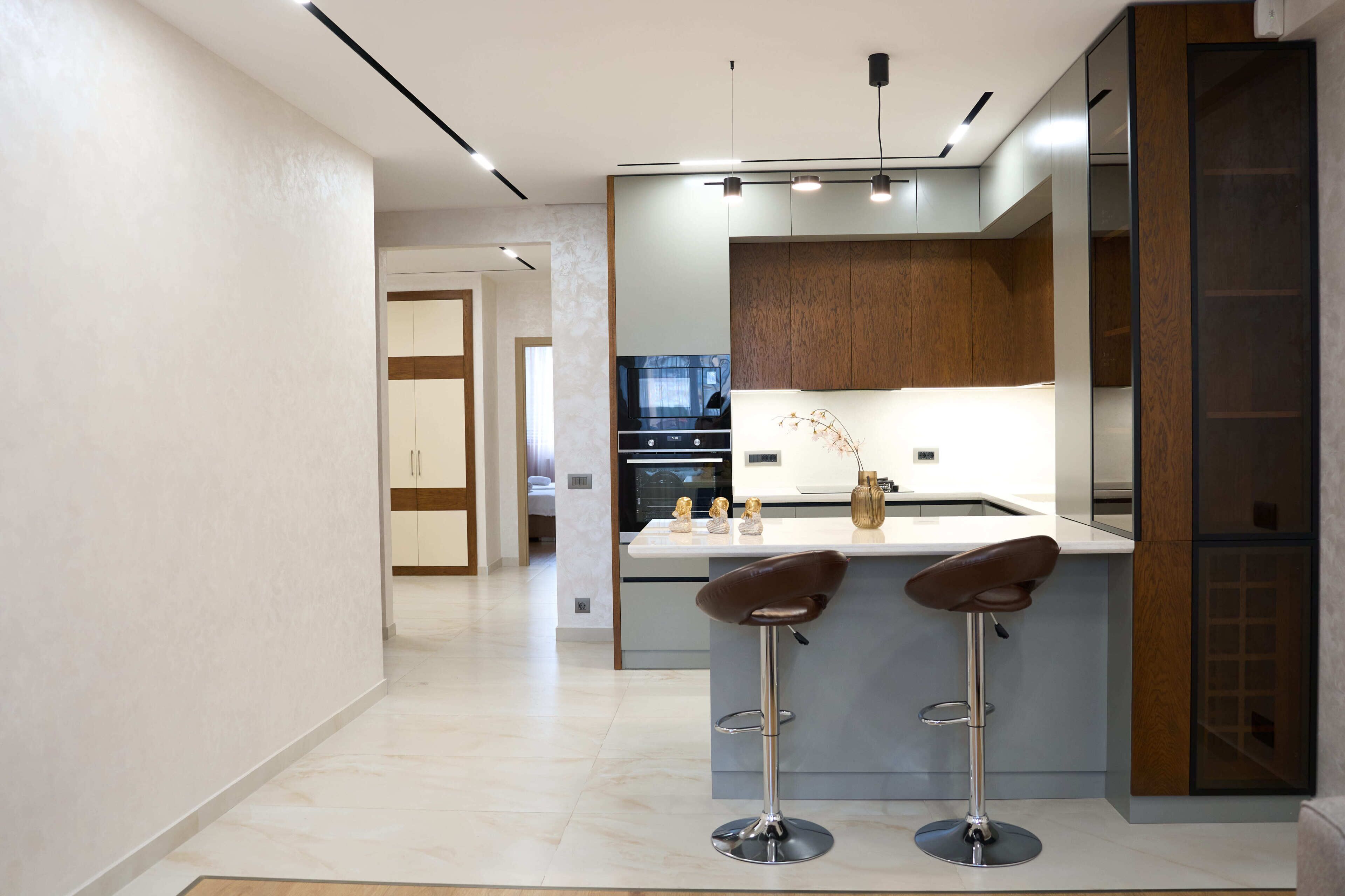 Appartement Supérieur, 2 chambres, climatisation, vue ville | Cuisine privée | Chaise haute