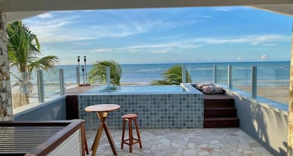 Uba House in Icaraizinho/CE - Beachfront - infinity pool - right on the sand