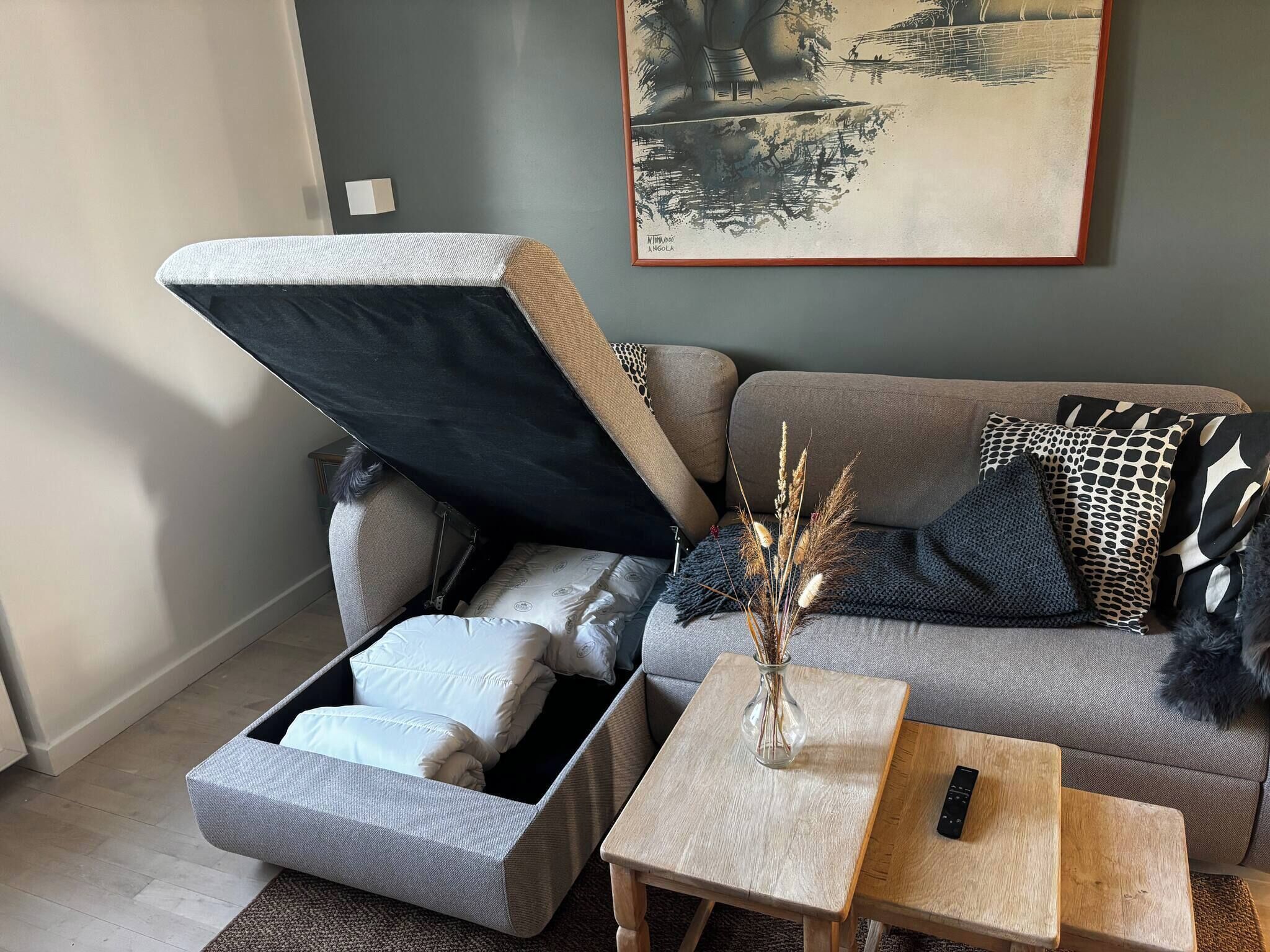 Appartement, 1 chambre | Aire de séjour