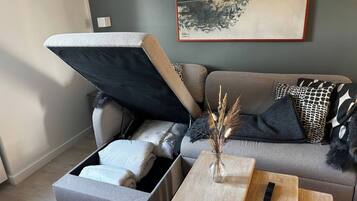 Apartment, 1 Bedroom | Living area