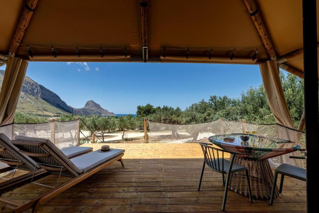 Tenda Exclusive, vista giardino | Ristorazione all'aperto