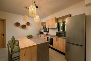 Private kitchen - Villa Natalia - Four Bedroom Villa, Sleeps 8 (Kato Garouna)