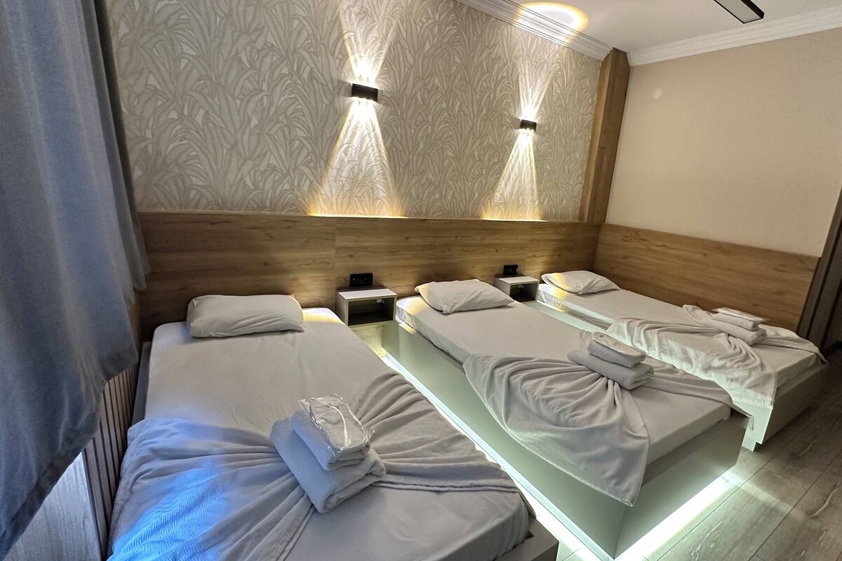 ห้องสแตนดาร์ดทริปเปิล, วิวเมือง | ตู้นิรภัยในห้องพัก, โต๊ะทำงาน, Wi-Fi ฟรี