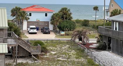 7BR/8 bath; 2 min to beach; beach views, elevator, heated pool/hot tub,game room