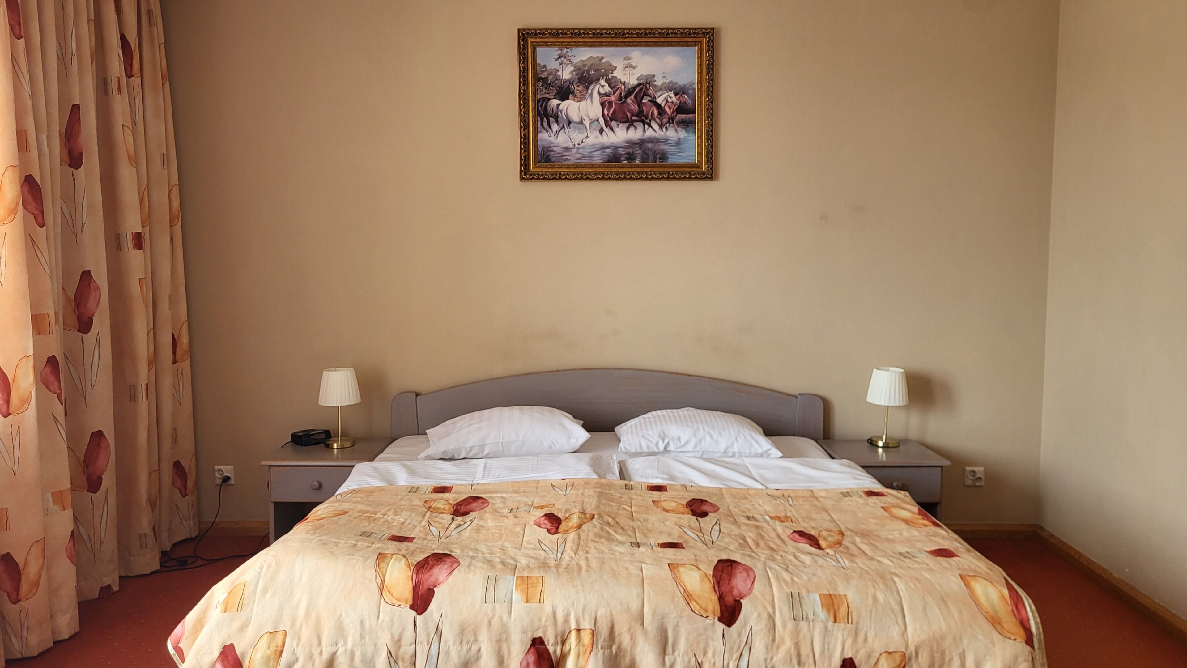 經典雙人房 | 房內夾萬、書桌、免費 Wi-Fi、床單