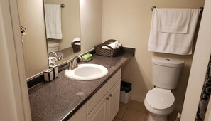 Hair dryer, towels, soap, toilet paper - Gainesville 2BR/2BA Comfort Stay (Gainesville)