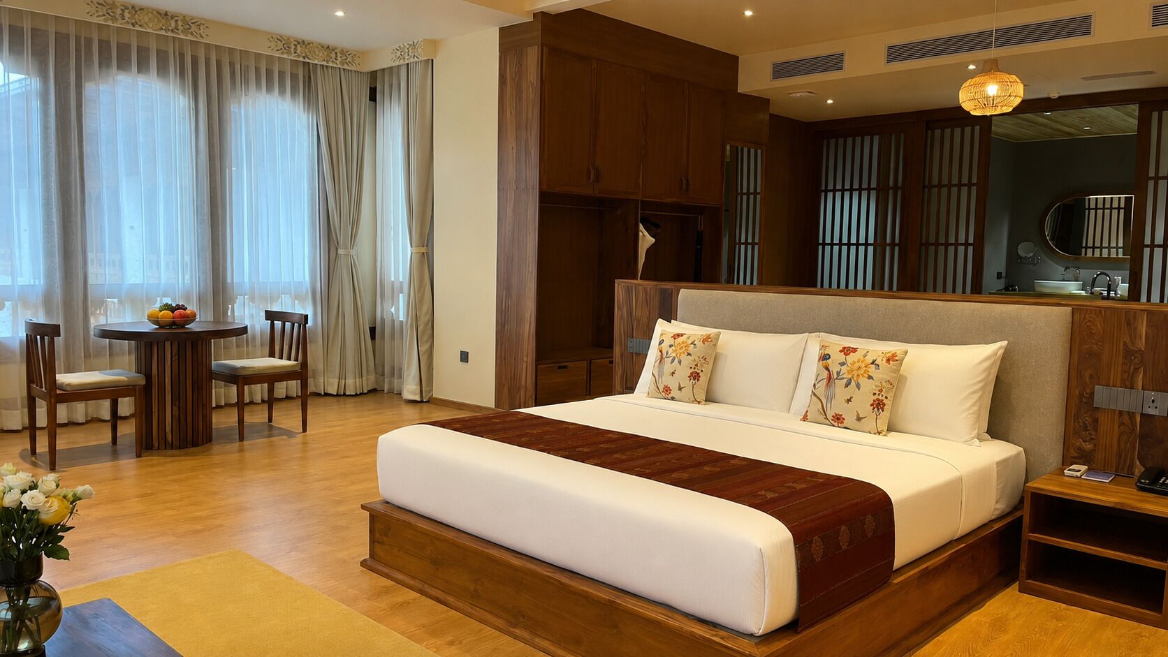 Kamar Double atau Twin Deluks, balkon, pemandangan gunung | Wi-Fi gratis