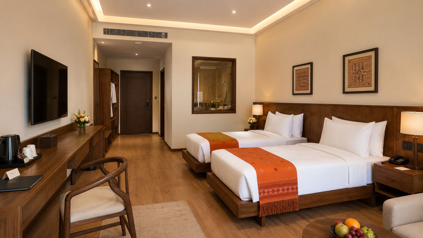 Deluxe Double or Twin Room, Balcony, Mountain View | WiFi (free)
