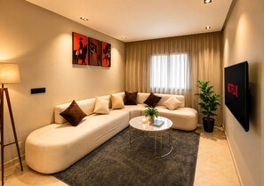 Living area - New Luxury Stay • Near Beach • Netflix • Parking (Agadir)