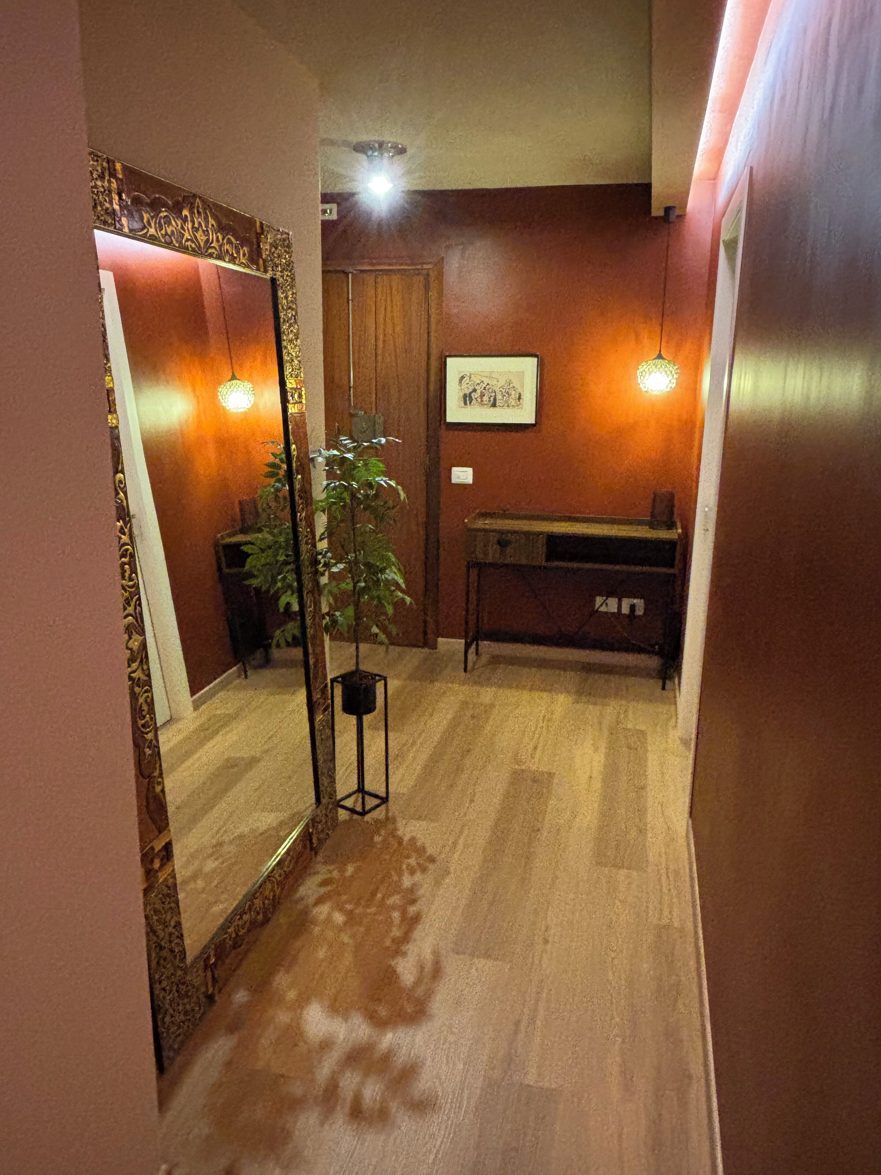 Interior entrance
